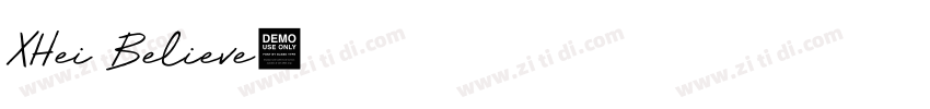 XHei Believe字体转换